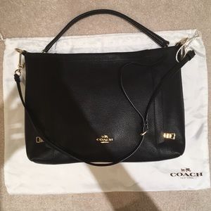Coach Black Leather Purse